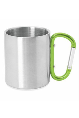 Silan 8432 - 8432 Oslon - Double-Walled Steel Tazza with Carabiner
