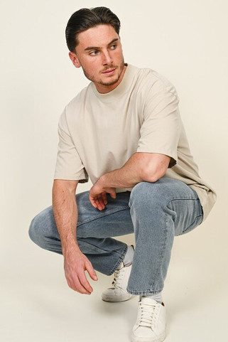 Casual Classics CRBT405 - Casual Ringspun Combed 180 Oversize Extended Neck Tall T