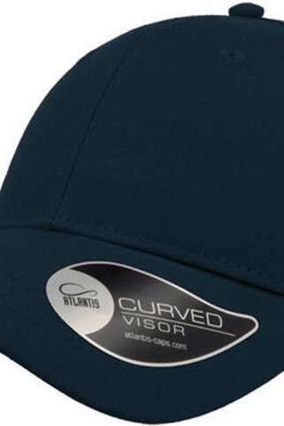 Atlantis ACHITS - Atlantis Hit S Twill Curved Visor 6 Panel Sustainable Structured Cap