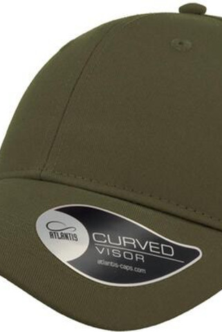 Atlantis ACHITS - Atlantis Hit S Twill Curved Visor 6 Panel Sustainable Structured Cap