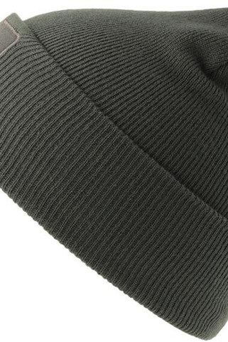 Atlantis ACWIPA - Atlantis Wind S Patch Recycled Beanie Double Skin Cuffed