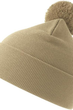 Atlantis ACWIPO - Atlantis Wind S Pompom Recycled Beanie Double Skin Cuffed