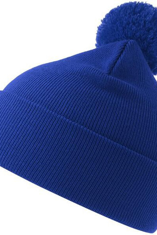 Atlantis ACWIPO - Atlantis Wind S Pompom Recycled Beanie Double Skin Cuffed
