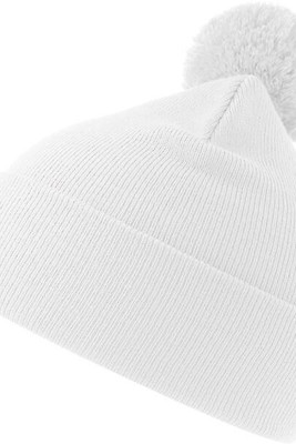 Atlantis ACWIPO - Atlantis Wind S Pompom Recycled Beanie Double Skin Cuffed