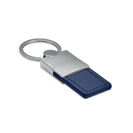 COLUMBUS PU Elegant PU Leather and Metal Key Ring Accessory - GiftRetail AR1589