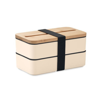 WINT PP Eco-Friendly Bamboo Lid Recycled PP Lunch Box - GiftRetail MO2088