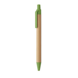 ITEA COLOUR Bamboe balpen met drukknop - GiftRetail MO2635