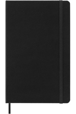Moleskine 107753 - Denní plánovač Moleskine v tvrdých deskách na 12 měsíců L