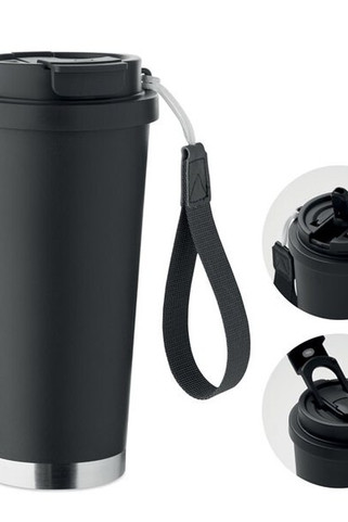 TOPAZ LARGE Double wall tumbler 500ml - GiftRetail MO2662