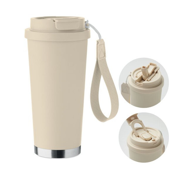 TOPAZ LARGE Kaksiseinäinen juomamuki 500ml - GiftRetail MO2662