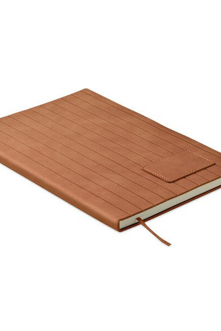 TINTRAY A5 notebook in smokey PU - GiftRetail MO2663