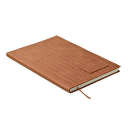 TINTRAY A5 notebook in smokey PU - GiftRetail MO2663