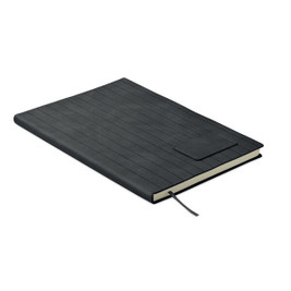 TINTRAY A5 notebook in smokey PU - GiftRetail MO2663