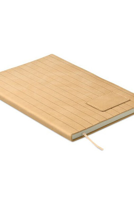 TINTRAY A5 notebook in smokey PU - GiftRetail MO2663