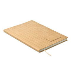 TINTRAY A5 notebook in smokey PU - GiftRetail MO2663