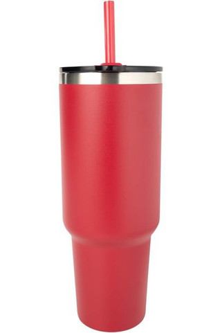Eco-Friendly 1200ml Copper Insulated Tumbler with Straw - EgotierPro 100802