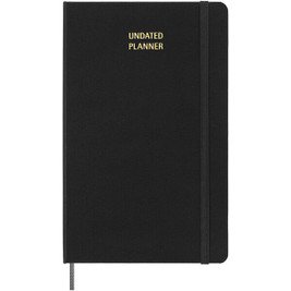 Moleskine 107952 - Moleskine ongedateerde weekplanner met harde kaft L