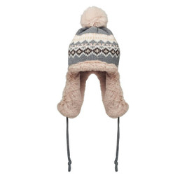 YULONG Knitted beanie with ear flap - GiftRetail MO2688