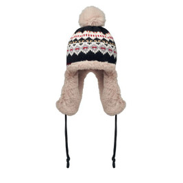 YULONG Knitted beanie with ear flap - GiftRetail MO2688
