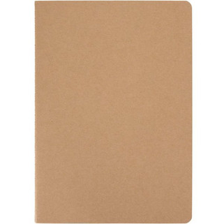 Slyk A5 kraft cahier notebook with ruled pages - EgotierPro 107981