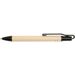 Stylo bille Liliana en papier de canne à sucre (encre bleue) - EgotierPro 107983