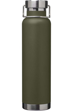 Thor 650 ml vakuumisolerad vattenflaska tillverkad av återvunnet RCS-rostfritt stål och koppar  - EgotierPro 100865