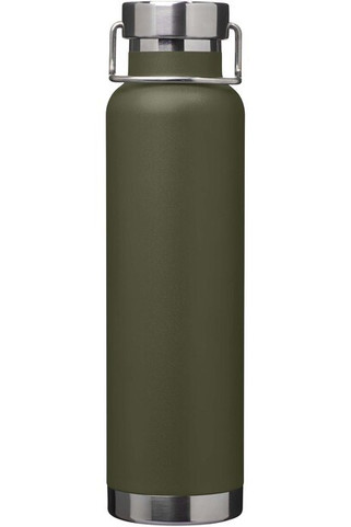 Thor 650 ml RCS gecertificeerde gerecyclede roestvrijstalen koperen vacuüm geïsoleerde waterfles  - EgotierPro 100865