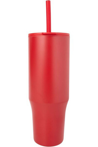 Brady 900 ml RCS certified insulated tumbler with silicone straw - EgotierPro 100867