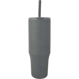 Brady 900 ml RCS certified insulated tumbler with silicone straw - EgotierPro 100867