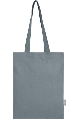 Madras Blend 140 g/m² GRS recycled cotton tote bag 7L - EgotierPro 120760