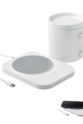 SIROTER Wireless charger mug warmer set - GiftRetail MO2726