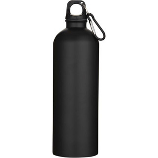 Oregon 750 ml matte RCS recycled single wall stainless steel water bottle with carabiner - EgotierPro 100872