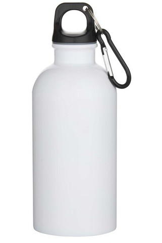 Oregon 400 ml sublimation RCS recycled single wall stainless steel water bottle with carabiner - EgotierPro 100873