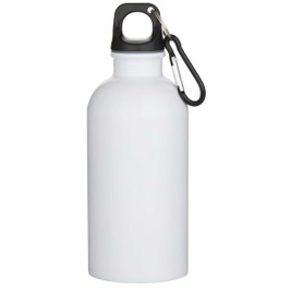 Oregon 400 ml sublimatie RCS gecertificeerde gerecyclede enkelwandige roestvrijstalen waterfles met karabijnhaak - EgotierPro 100873
