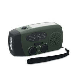 ONDA Draagbare radio met LED lamp - GiftRetail MO2746