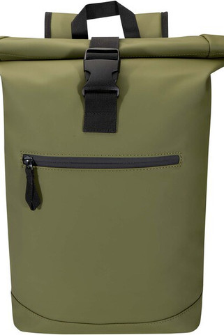 Resi Plus 15" GRS-recycelter Rolltop Rucksack 18 L - EgotierPro 130093