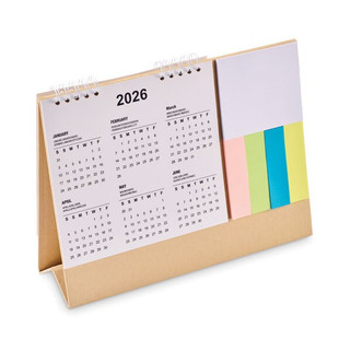 CALENDOO Desk calendar with memo pad - GiftRetail MO2756