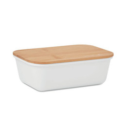 THURSDAY Eco-Friendly Lunch Box with Bamboo Lid and Vent Cap - GiftRetail MO6240