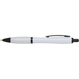 EgotierPro 106296 - Nash balpen van gerecycled plastic met zwarte rand (zwarte inkt)