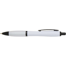 Nash balpen van gerecycled plastic met zwarte rand (zwarte inkt) - EgotierPro 106296