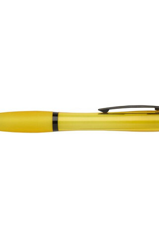 Nash recycled plastic ballpoint pen with black trims (black ink) - EgotierPro 106296
