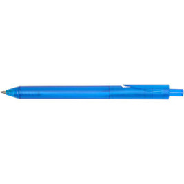 Ensemble carnet à couverture souple en plastique recyclé et stylo bille (encre bleue) Niove - EgotierPro 106298