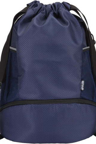 Nomad GRS recycled sports drawstring bag with bottom compartment 18L - EgotierPro 130099