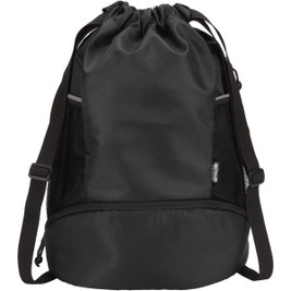 Nomad GRS gerecyclede sporttas met trekkoord en bodemvak 18 l - EgotierPro 130099