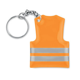 VISIBLE RING High-Visibility Reflective Vest Keychain Accessory - GiftRetail MO9199