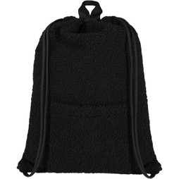 Bear GRS recycled sherpa drawstring backpack 9L - EgotierPro 120773