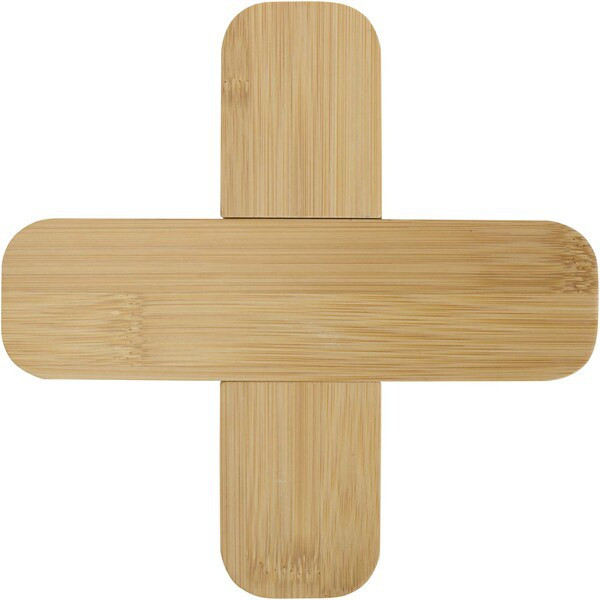 Croc bamboo trivet - large - EgotierPro 126364