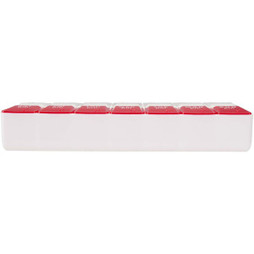 EgotierPro 126374 - Cycle seitsemän päivän aamu-/iltapäivä vitamiini/pilleri dosetti