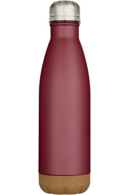 Cove 500 ml:n kaksiseinämäinen tyhjiöeristetty ruostumattomasta teräksestä valmistettu vesipullo korkkisella yksityiskohdalla. - EgotierPro 100892