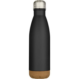 Cove 500 ml dubbelwandige vacuüm geïsoleerde roestvrijstalen waterfles met kurkdetails - EgotierPro 100892